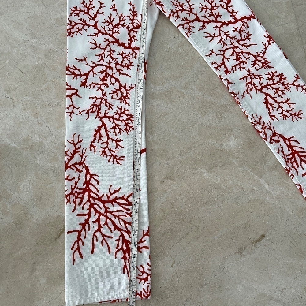 VALENTINO Red Pants - Denim - Picture 11 of 11